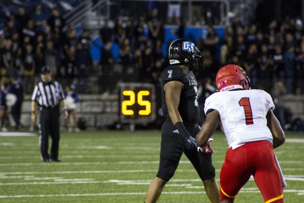 Senior slot receiver Antonio Agurs racked up 153 receiving yds. in the win over GVSU last Saturday.